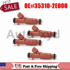 4PCS Fuel Injector 35310-2E000 For HYUNDAI ELANTRA 2011-2015 KIA FORTE 2014-2015
