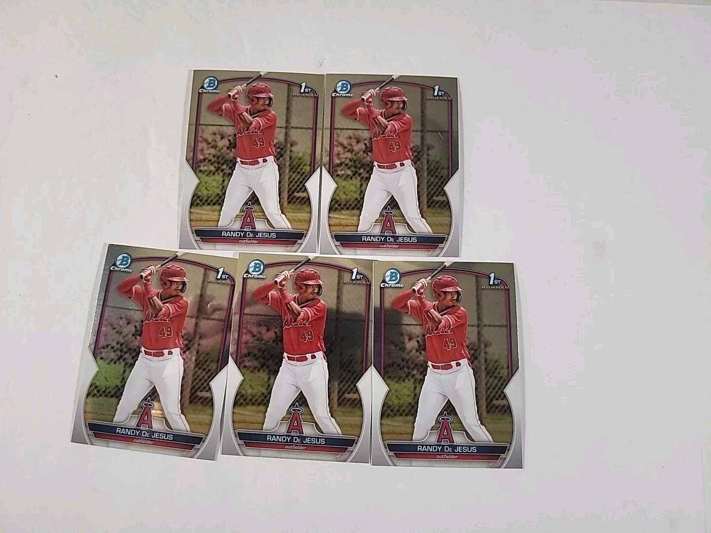 2023 Bowman #BCP-19 (5x) Randy De Jesus Chrome Prospects
