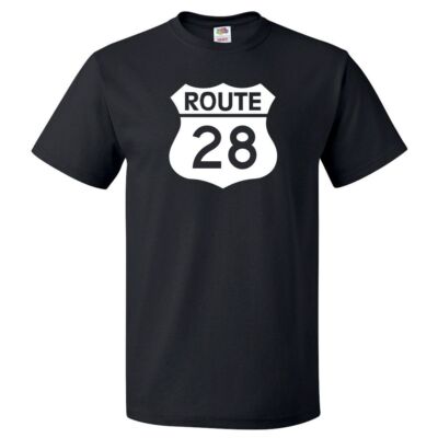 Route 28 Sign Shirt Highway 28 Sign T Shirt