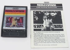Riddle of the Sphinx (Atari 2600, 1982) By Imagic (Cartridge & Manual) NTSC