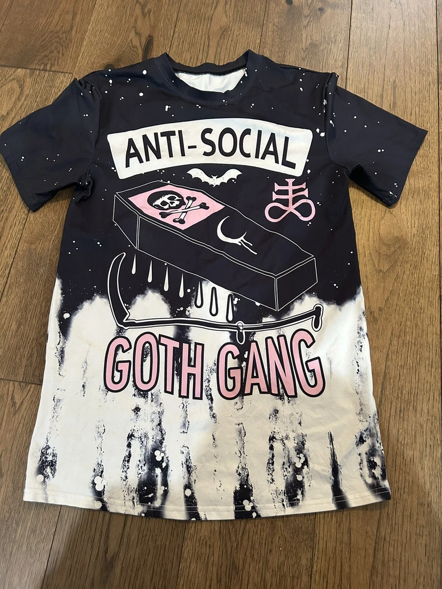 ANTI SOCIAL GOTH GANG T SHIRT Medium but tagless