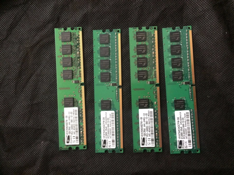 ProMOS V916764K24QCFW-G6 ( DDR2 PC2-6400U 800MHz DIMM 240-pin) Memory 3GB - Image 3 of 4