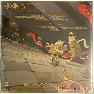 The Boxtrolls [Cheese Wheel Vinyl w/ Orange & Cream] MONDO LP
