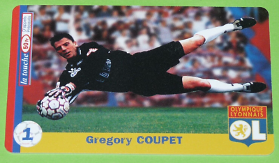134 CARTERON OLYMPIQUE LYONNAIS LYON PANINI FRANCE FOOT 99 FOOTBALL