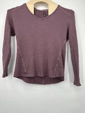 EUC Kuhl Women's Sona Dusty Rose V-Neck Long sleeve Shirt Size M