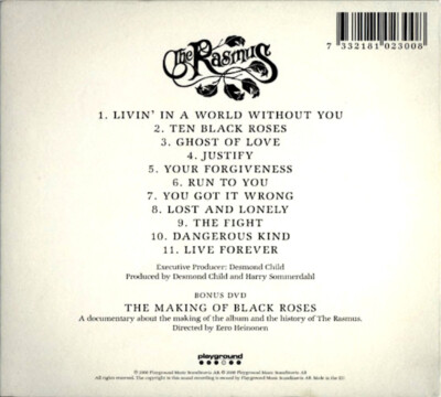 THE RASMUS 直筆サイン入りCD ラスマス BLACK ROSES The Rasmus