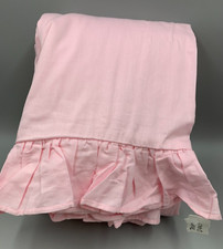 Pottery Barn Kids Organic Sadie Ruffle Duvet Cover Light Pink Twin Q53H