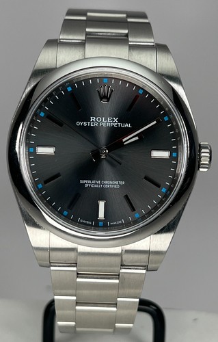 Rolex Oyster Perpetual 39 Dark Rhodium 