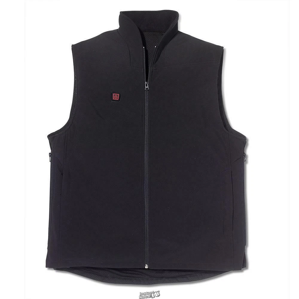 Hammacher Best Water-repelling, Wind Resistant Heated Vest Black Size XXL (49)