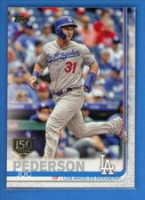 2019 Topps Series 1 150th Anniversary Gold Stamp #231 Joc Pederson LA Dodgers