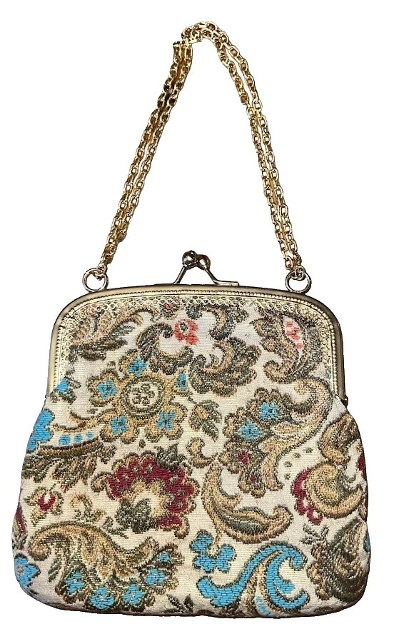 Tapeçaria década de 1980 Vintage Sacolas, Bolsas e Estojos