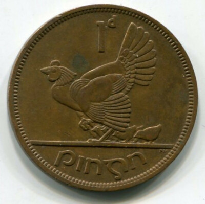 Foreign Coin - Ireland (Eire) - One Penny 1963 | eBay