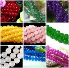 4/6/8mm Multicolor Gemstone Round Loose Beads 15'' Multiple Color Gems Choices