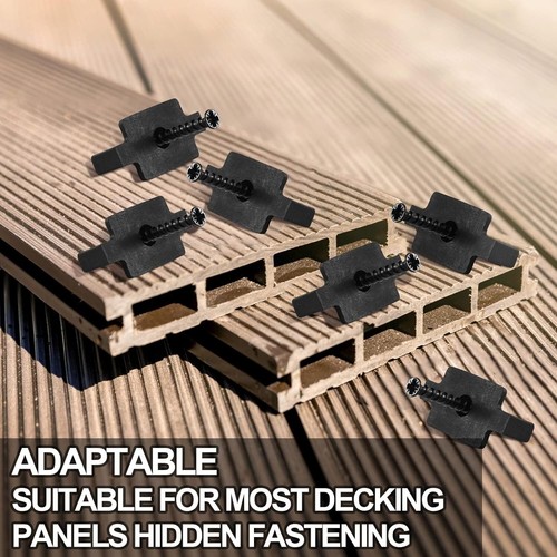 High-Density Nylon T Clips with Steel Deck Screws – 500 for Perfect Decking - Picture 8 of 8