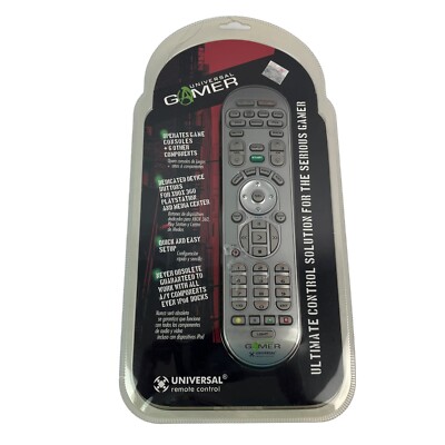 UNIVERSAL GAMER Ultimate Remote Home Control Playstation XBox TV DVD ...