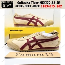 Onitsuka Tiger MEXICO 66 SD BEIGE/BEET JUICE 1183c015-202 Unisex Size