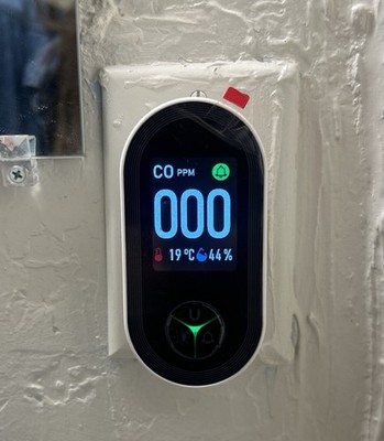 MOES Carbon Monoxide & Natural Gas Detector Plug in CO/Temp Monitor Alarm