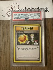 PSA 8 - LT SURGE GYM BADGE XY205 - POKEMON LEAGUE - Foil Black Star Promo on eBay