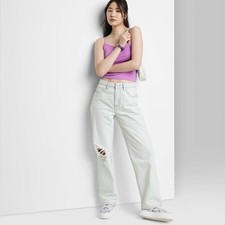 Women's High-Rise Straight Dad Jeans - Wild Fable Size 0