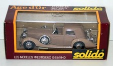 SOLIDO 1/43 - 1151 DELAGE D8 120 1939 COUPE DE VILLE - BROWN