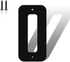 3 Inch Black Metal Letters, Modern House Address Numbers, Metal Door Numbers, Ho
