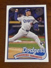 2024 Topps Update Series - 1989 Topps Baseball Yoshinobu Yamamoto #89US-29 (RC)