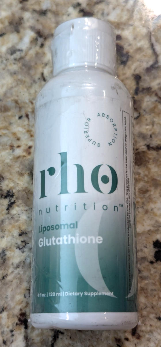 rho glutathione review Rho Nutrition Liposomal Glutathione Liquid Supplement 4 fl oz exp: 09/2027