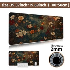 40 90cm 1pc XXXL 39.37 19.69 Retro Floral Gaming Mouse Pad Desk Mat Table Mat Ga