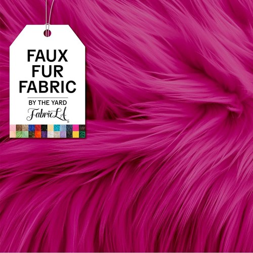 Faux Fur Fabric by The Yard - Artificial Craft Fur - 18" X 60" Inch Wide - Fu...
