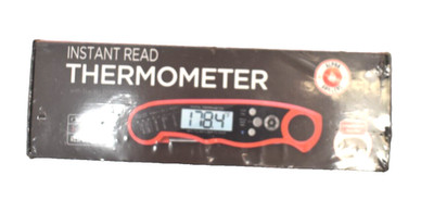 Alpha Grillers Instant Read Meat Thermometer For Grill & Cooking Red Utensil