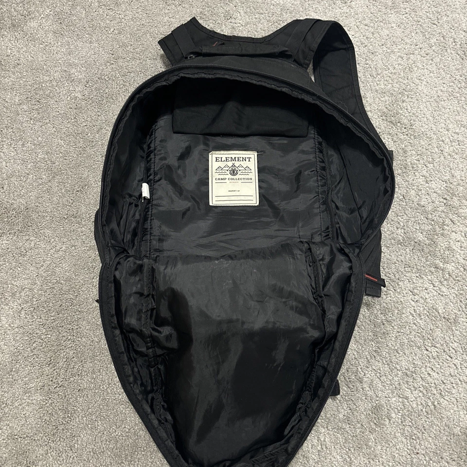 Mochila de Monopatín Vintage Y2K Element Rasta Colores Logo Negro Verde Amarillo Foto 3 de 4