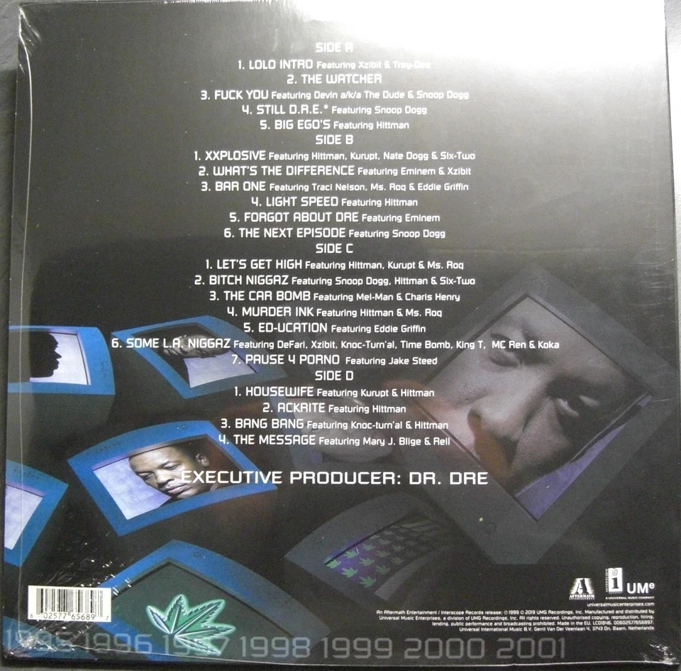 Dr. Dre – 2001 Vinyl 2x LP, Album, Reissue Schallplatte - Bild 2 von 2