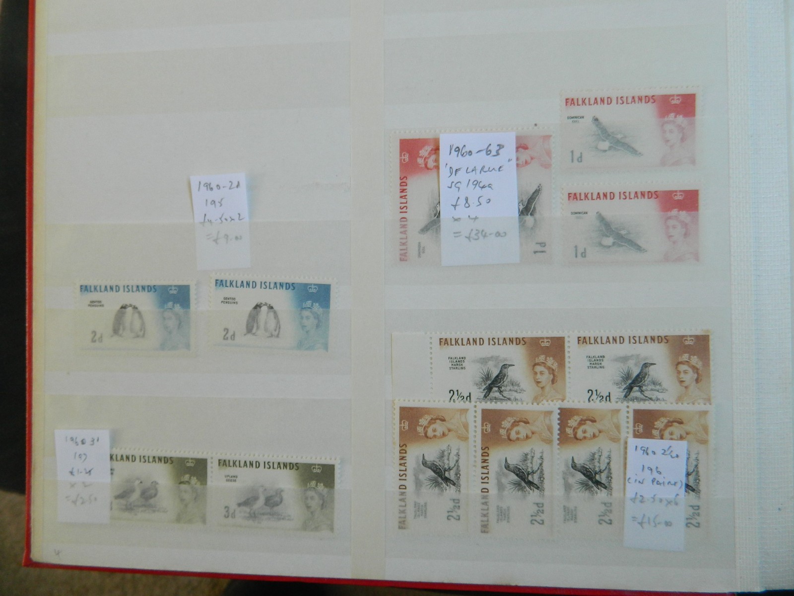 BR. COMMONWEALTH SOUTH ATLANTIC ISLANDS GEORGE V-QEII STAMPS COLLECTION