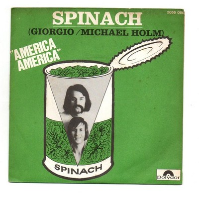 SP 45 TOURS SPINACH (Giorgio Moroder) America America 1971 Polydor 2056 086 FR
