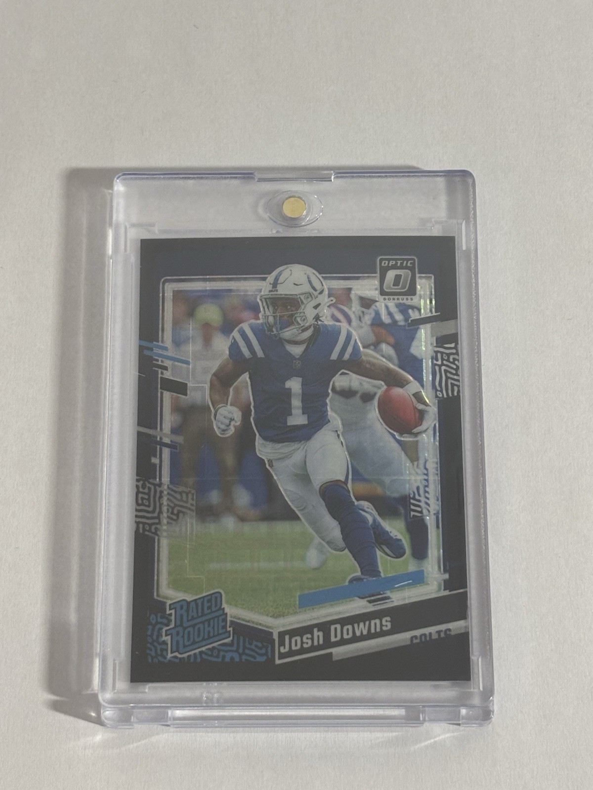 2023 Panini Donruss Optic Josh Downs Black Pandora Rated Rookie /25 #248