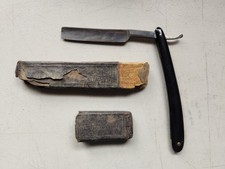 Vintage Swedish Steel Straight Razor w/Joseph Banks Case