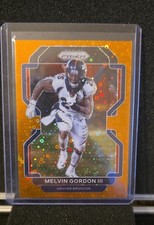 2021 Panini Prizm - Melvin Gordon #202 Orange Disco Prizm