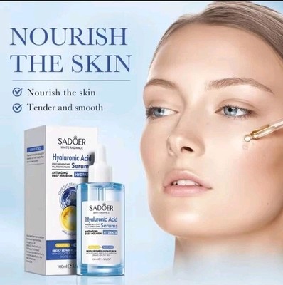  Sadoer 100ml Hyaluronic Serums HYDRATE Anti-aging Repairing Deep Nourishing AU