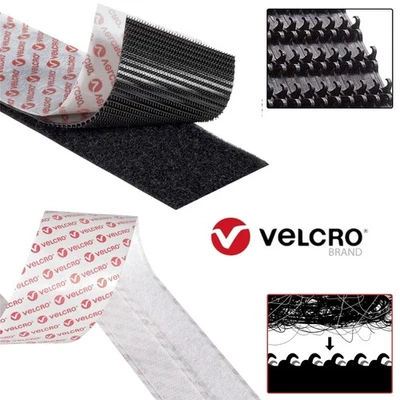 VELCRO® Brand Stick On Self Adhesive Hook & Loop Tape – Multi-Purpose - Image 1 of 3
