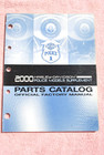 Harley Davidson Police models 2000 PARTS Catalog Manual