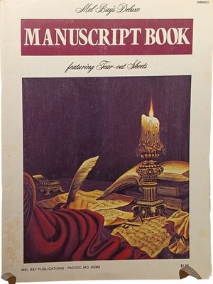 Mel Bays Deluxe Manuscript Book Featuring Tear-Out Sheets Vintage Music Paper