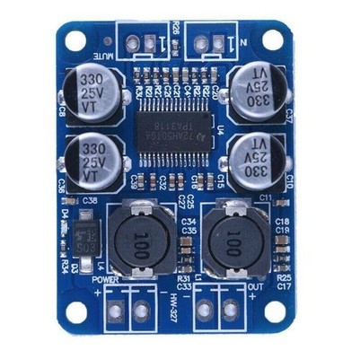 New 1PC PBTL Mono Digital TPA3118 Amplifier Board 1X60W POWER AMP 8-24V #nm