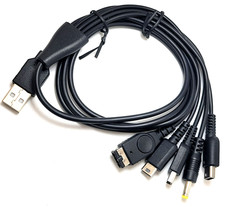 5-in-1 USB Charging Cable for DS Lite, GBA SP...
