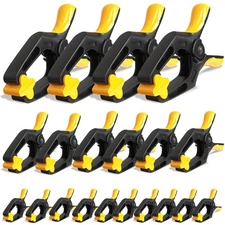 Spring Clamps for Woodworking, Crafts, Backdrop and Pool Cover, 20-Pack Sprin...