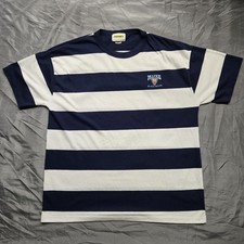 VTG Single Stitch Made In USA Maine Black Bears Striped Shirt Size 2XL Signet
