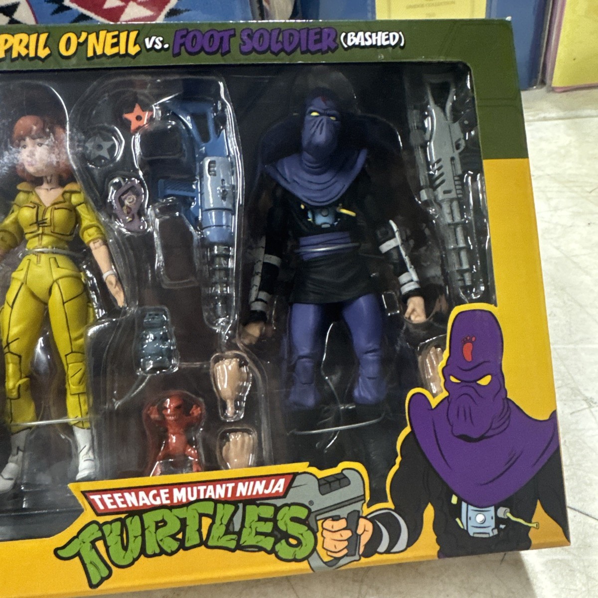 NECA TMNT エリプリル・オニール Teenage Mutant Ninja Turtles NECA April O'Neil vs Foot