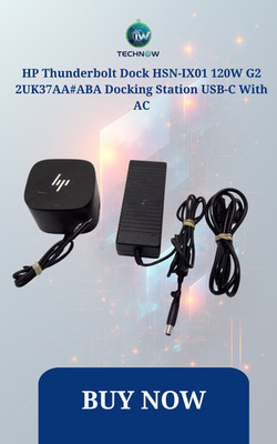 HP Thunderbolt Dock HSN-IX01 120W G2 2UK37AA#ABA Docking Station USB-C With AC