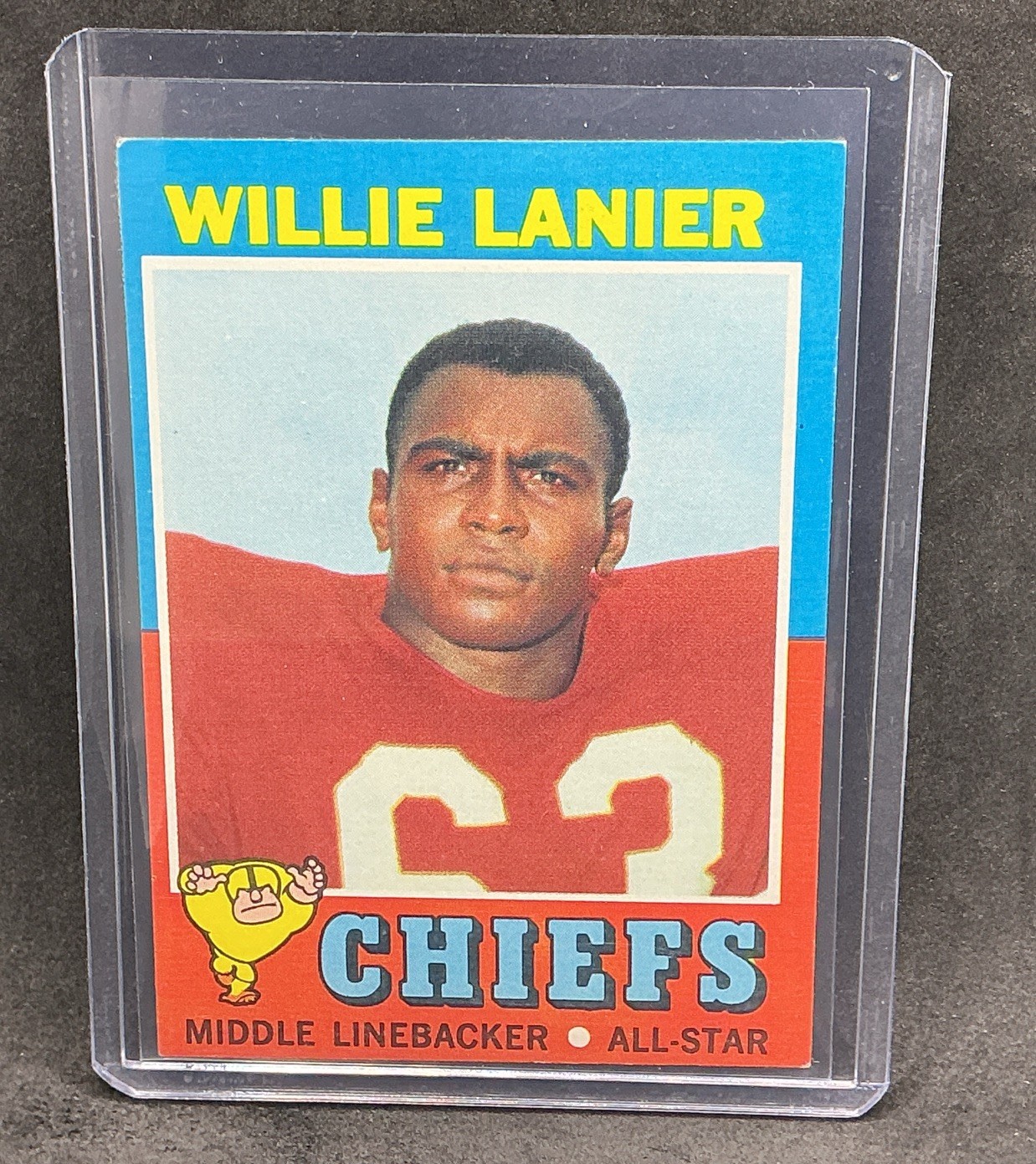 1971 Topps - Willie Lanier #114 (RC) Kansas City Chiefs
