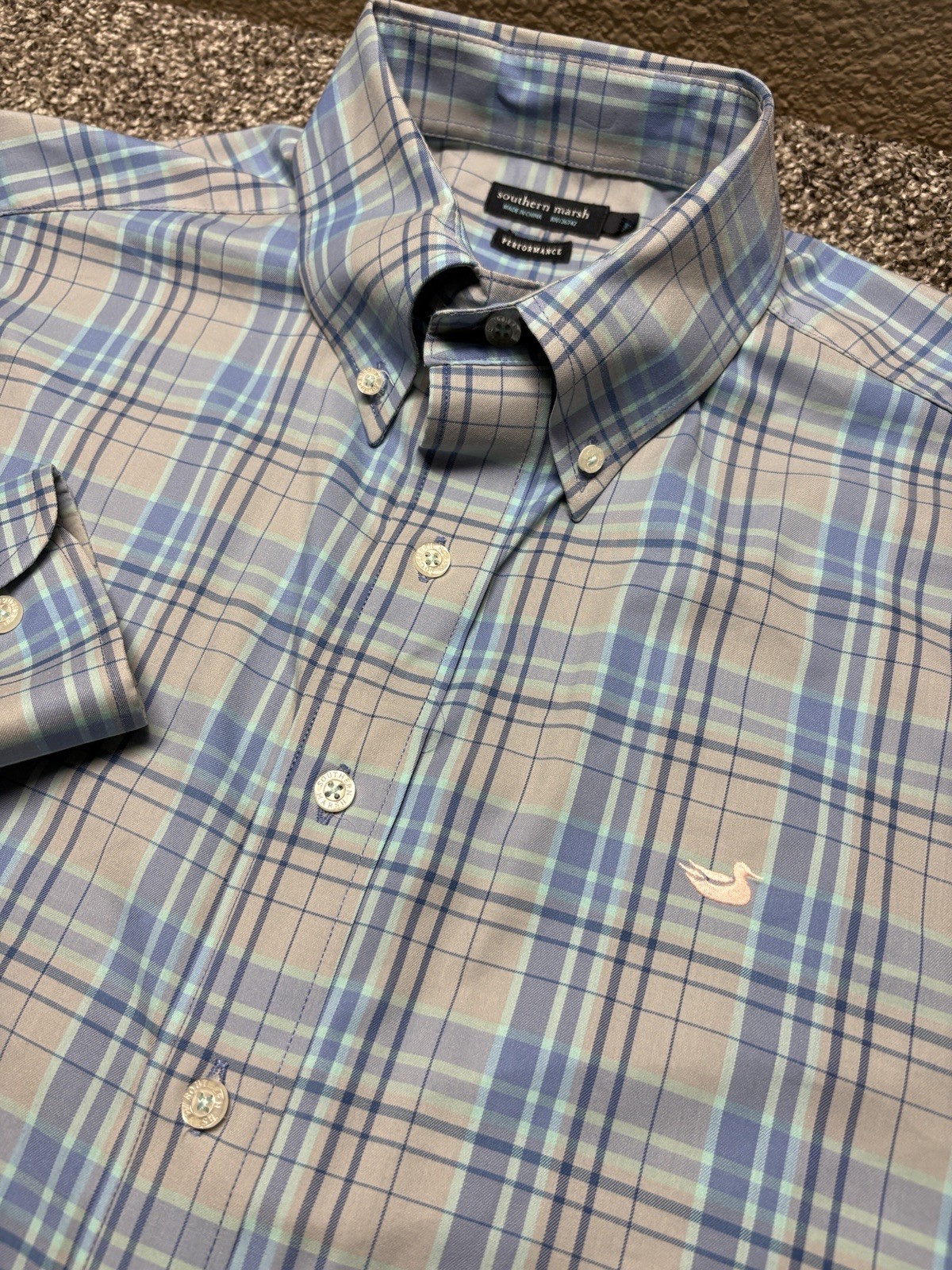 Southern Marsh Performance Button Down Shirt Mens… - image 7