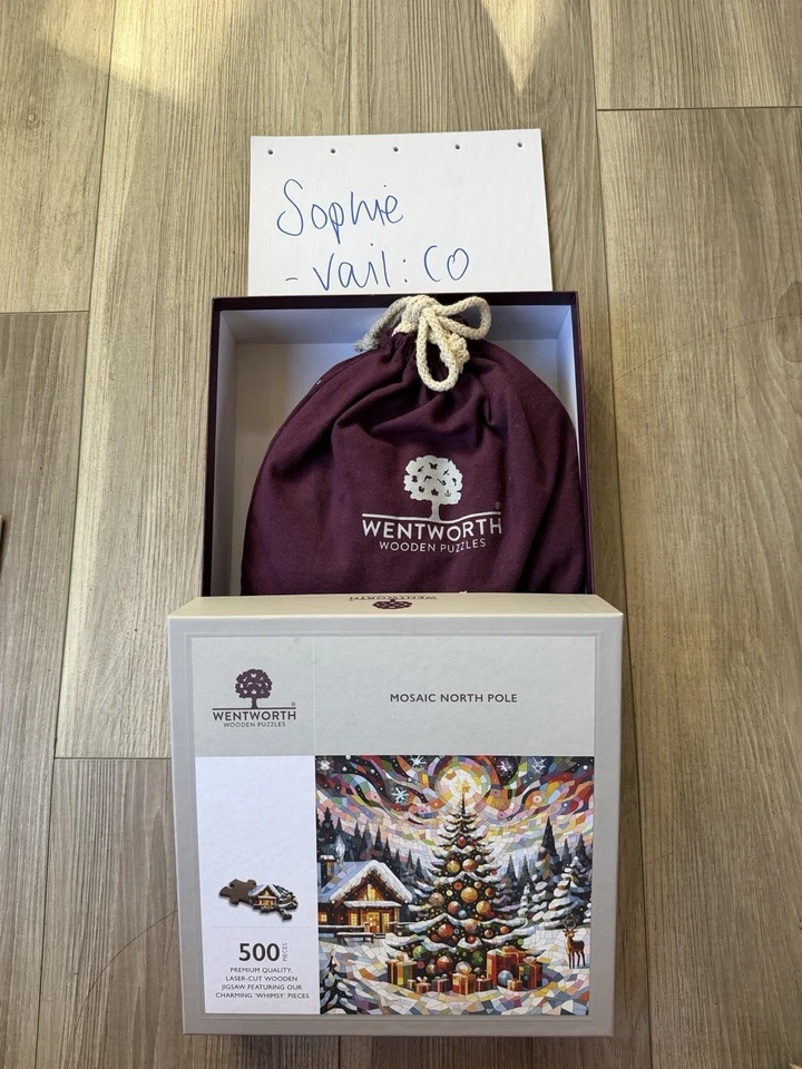 Wentworth wooden jigsaw puzzles Mosaic North Pole, 500 Pieces New - Image 3 of 4